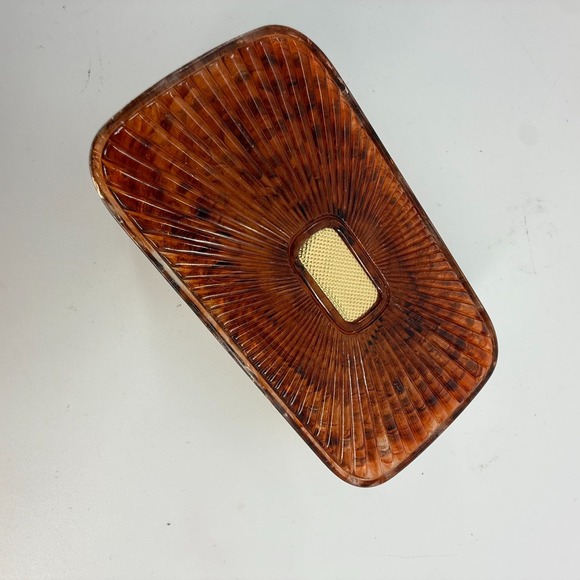 Other - Vintage MCM Pro-Phy-Lac-Tic Bristle Brush made in USA Brown Gold Lint Shoe